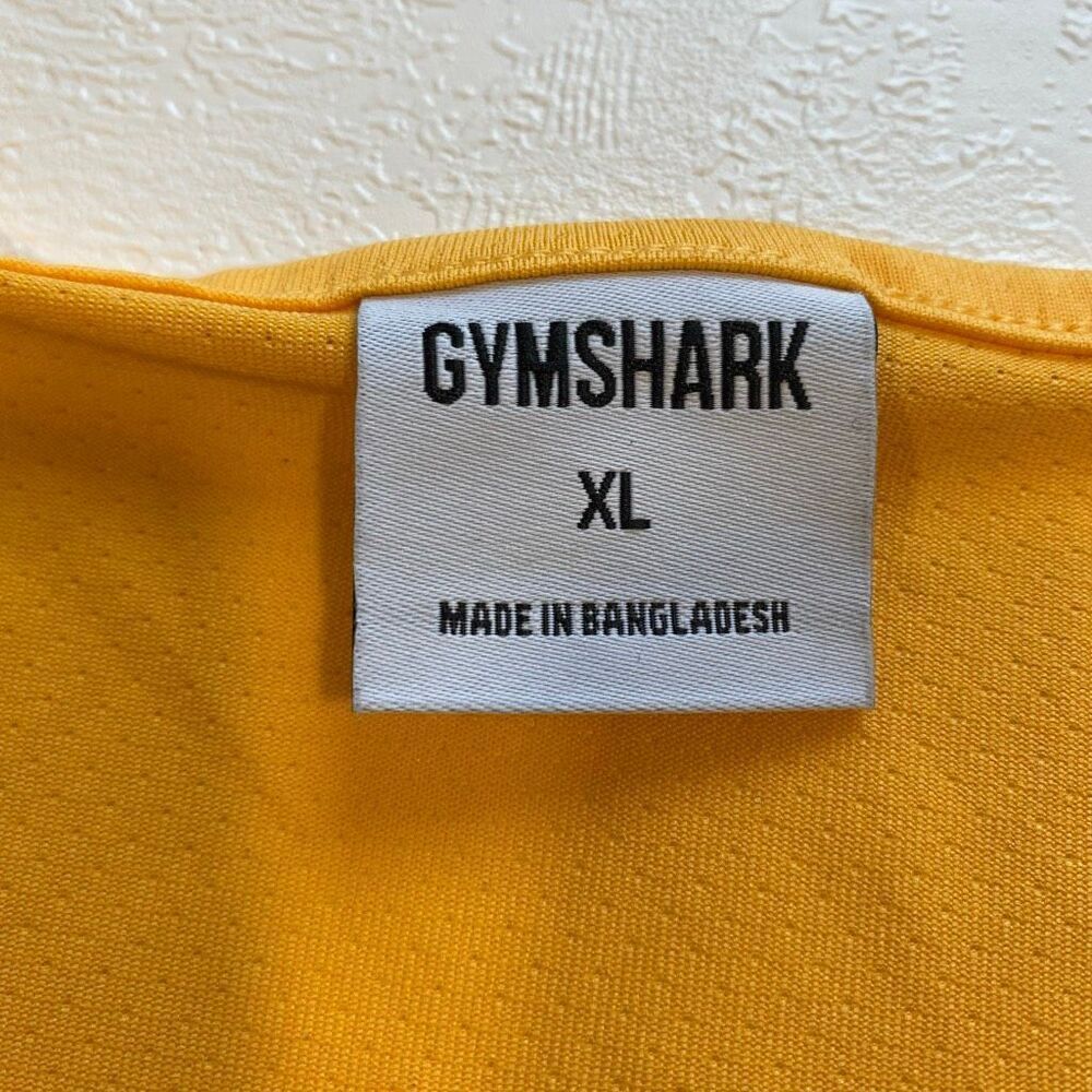 Gymshark Apricot Sleeveless Crop Tank Top Workout Gym Shirt Size XL - Picture 8 of 11